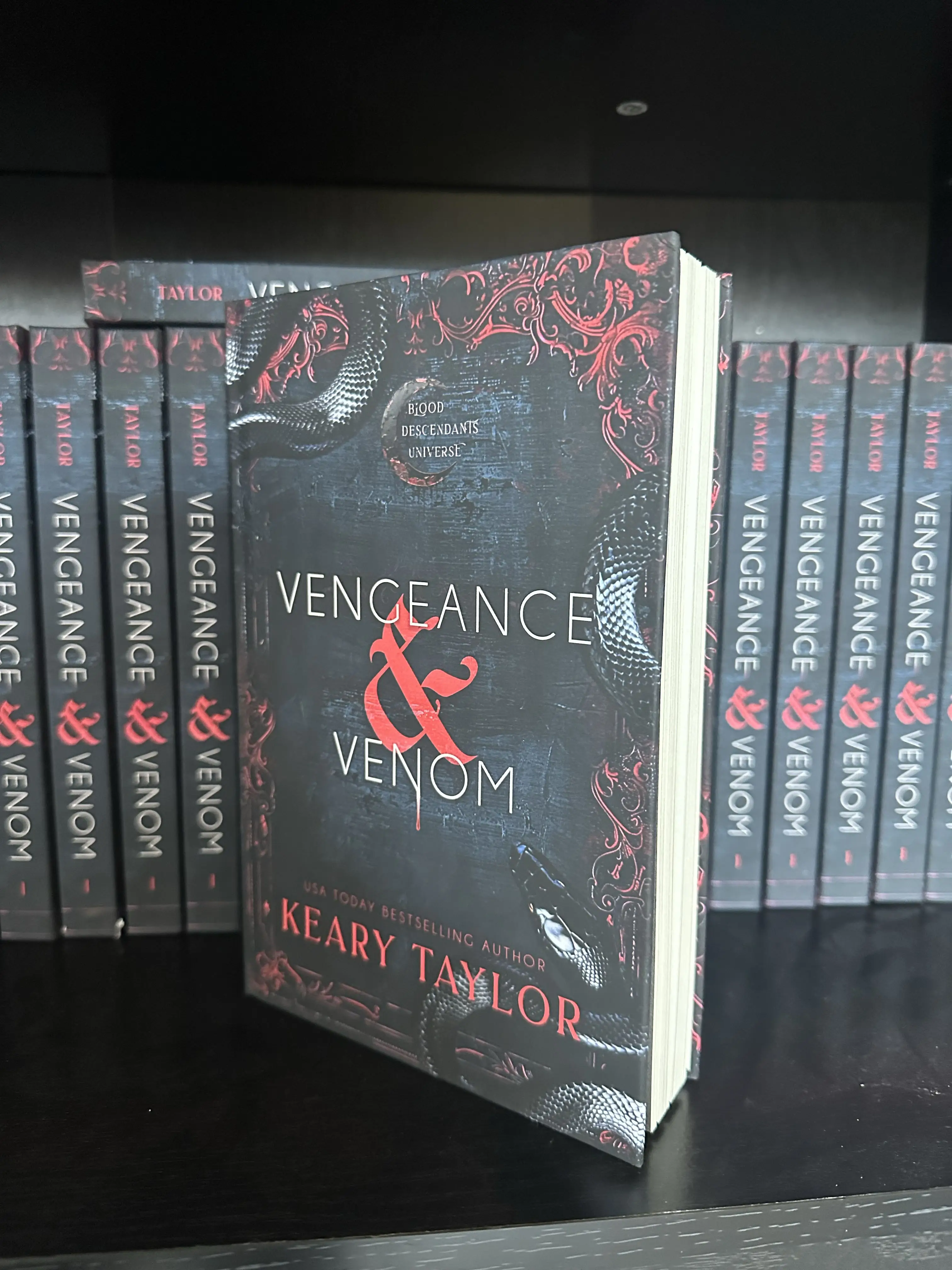 Signed Vengeance & Venom Hardback