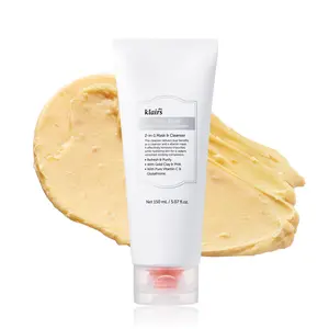 DearKlairs Freshly Juiced Vitamin Clay Mask Cleanser, Deep Pore Wash, Clear Radiant Skin, Glutathione, Tangerine peel powder, PHA, Niacinamide