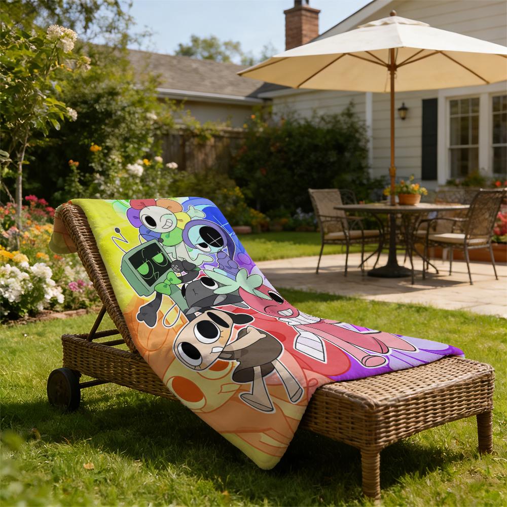 Soft Funny Throw Blanket Dandy's World Blanket Flannel Funny Warm Throw Blankets for Boys Girls Birthday Gift Sofa Bed Home Summer Suitable for all four seasons A gift suitable for fans, friends and children