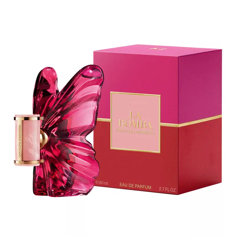 Carolina Herrera La Bomba Eau de Parfum 2.7 oz/80 ml  Floral Fragrance perfume for women Gifts for girlfriend/wife