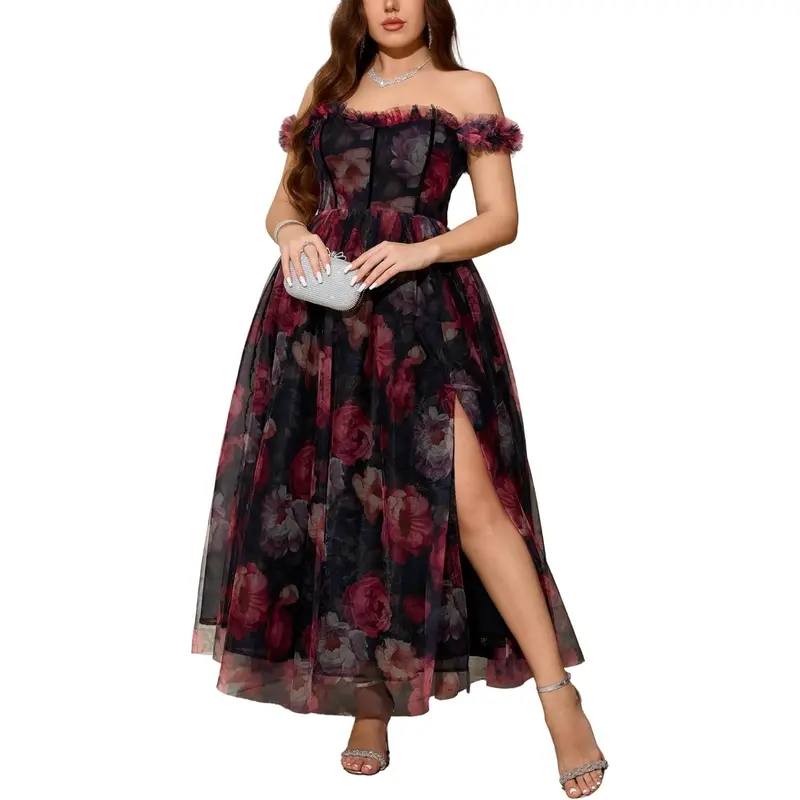 off shoulder formal dress plus size - TikTok Shop off shoulder formal dress plus size - TikTok Shop