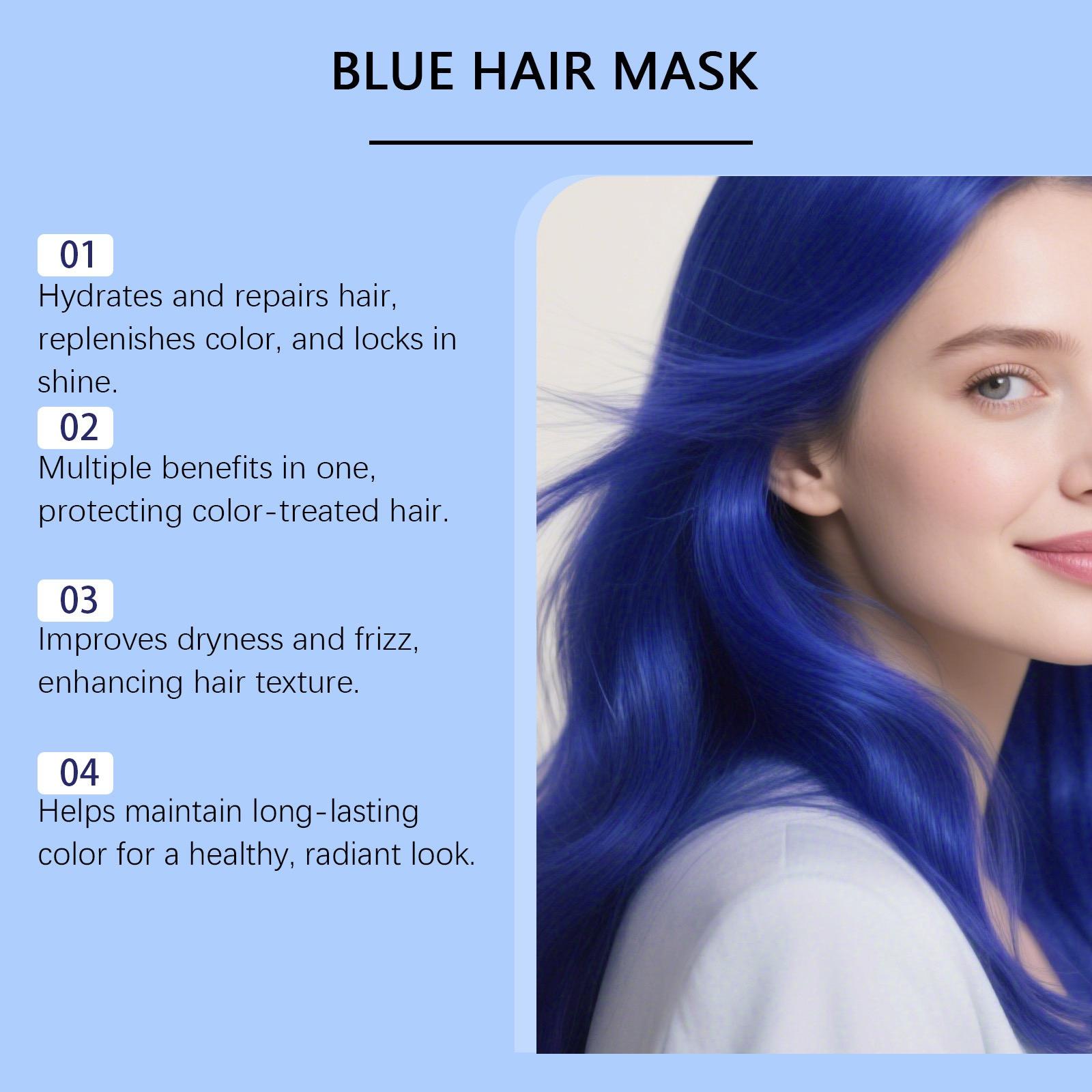 Hoegoa Hair Moisturizing Mask — Care for Frizz, Smooth & Silky Texture, Shine Hair Treatment Mask