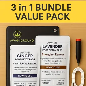 3 in 1 for Wellness & Relaxation Detox patches with ground mat