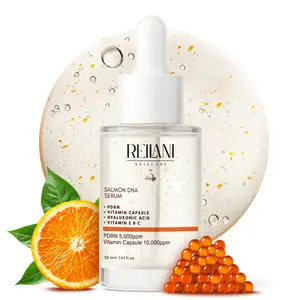 Salmon DNA Glow Serum – Anti-Aging Hydrating Serum with Hyaluronic Acid & Peptides – Korean Skincare 1oz