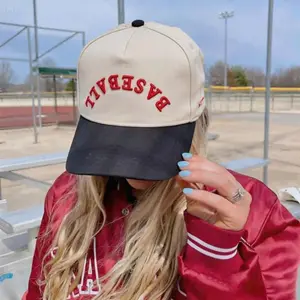 Baseball Vintage Embroidered Trucker Hat Baseball Up Side Down