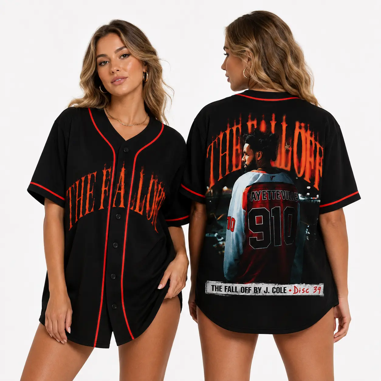 J Cole The Fall-Off Tour 2026 Baseball Jersey, Disc 29, Disc 39 Hip-Hop Shirt, J Cole World Music Fan Merch Shirt, Gifts Fan