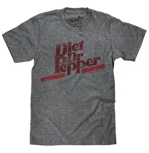 Diet Dr Pepper T-Shirt - Gray