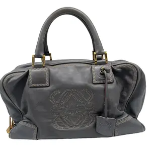 Pre-owned Loewe Leather Top Handle 35 Bag