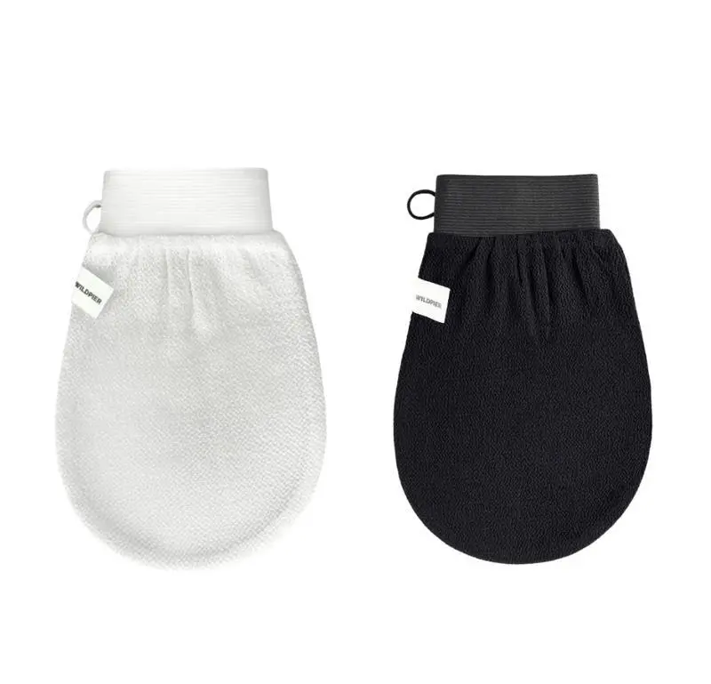 Sheminny Original & Luxe Deep Exfoliating Glove Bundle -Plant-Based,Eco-Friendly,Biodegradable,Reusable,Keratosis Pilaris Treatment,  Sustainable Self-Care Tool, Spa At Home, Shower Tool, Body Scrubber, Bath Accessories, Hand Exfoliator