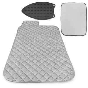 Portable Foldable Ironing Mat for Table Top 39.8" x 18.3" 4-Layer Heat-Resistant Ironing Pad with Magnetic Edges Easy to Store for Small Spaces Quick Ironing