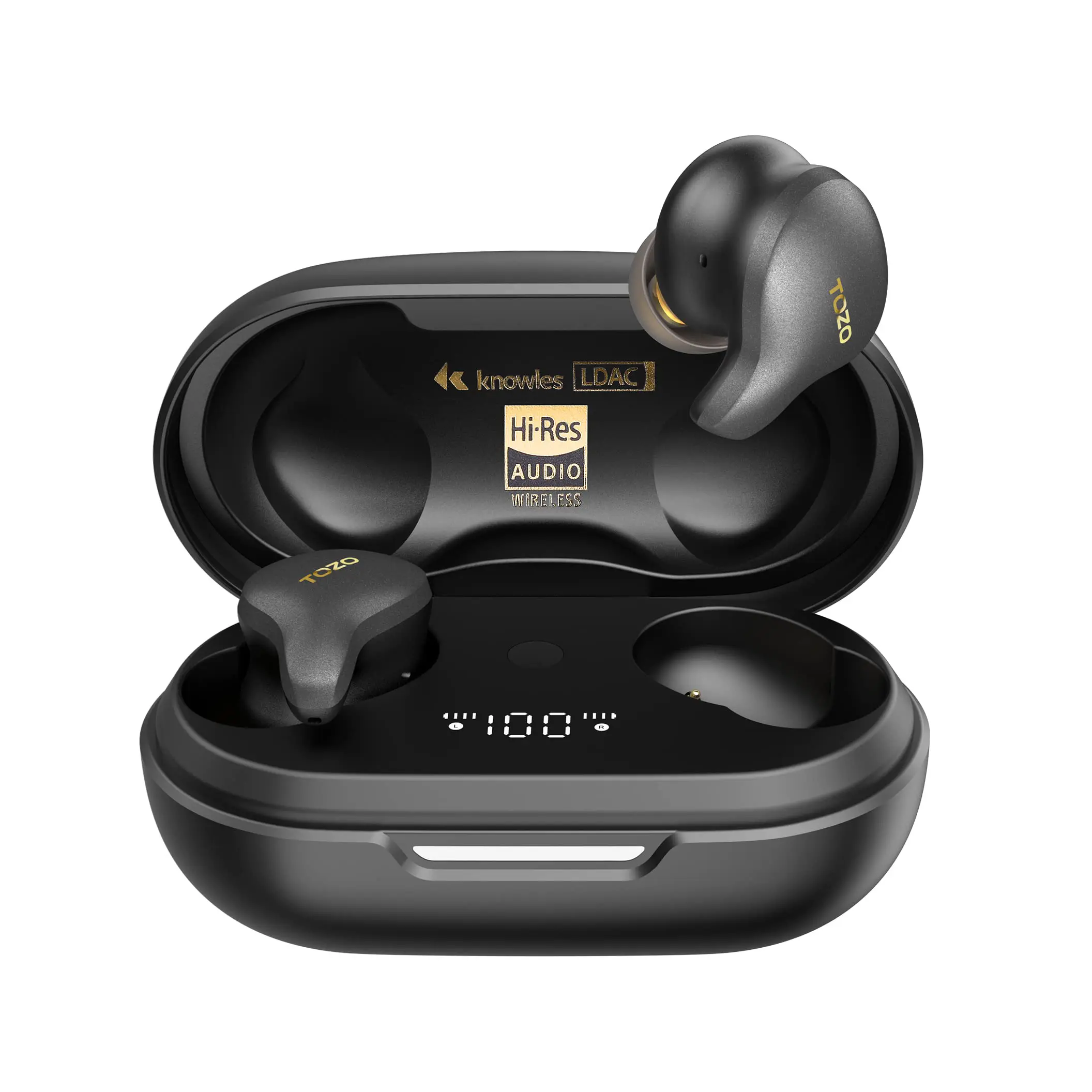 TOZO Golden X1 Wireless Earbuds Balanced Armature Driver and Hybrid Dynamic Driver Audio Headphone Electronic Headset app control