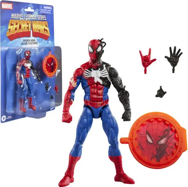 Secret Wars - Marvel Legends - Spider-Man (Alien Costume) Action figurine/statue  [COLLECTIBLES] Action figurine/statue