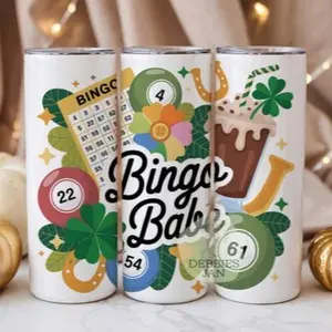Bingo | 20oz Skinny sublimation tumbler transfer print out (TRANSFER ONLY, NOT A FINISHED TUMBLER)