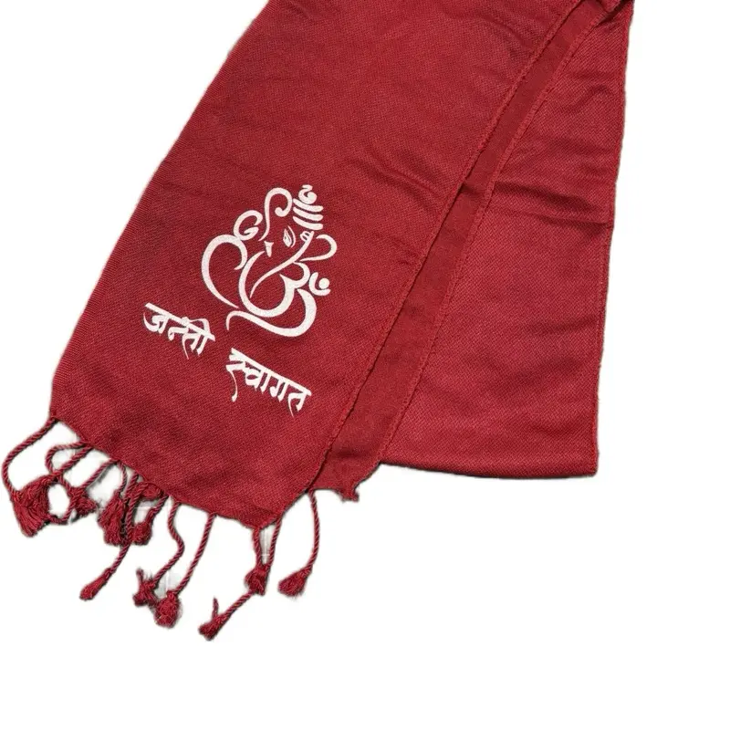 25 pcs Traditional Nepali Wedding Janti Galbandi Red Scarf | Nepali Welcome Khada | Marriage Ceremony Scarf | Cultural Wedding Accessories