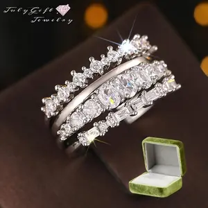 Stackable Rings for Women Set - Dainty Non Tarnish Stacking Rings | Minimalist  Wedding Ring Thin Band Jewelry Gift | Size 6 7 8 9 | Trendy TikTok Viral