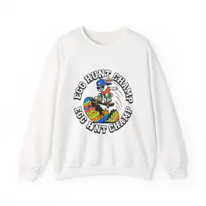 Egg Hunt Champ Sweatshirt | boys Easter shirt, egg hunter graphic