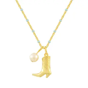 EVRY JEWELS Gold or Silver Plated Women's Hypoallergenic Southern Belle Necklace
