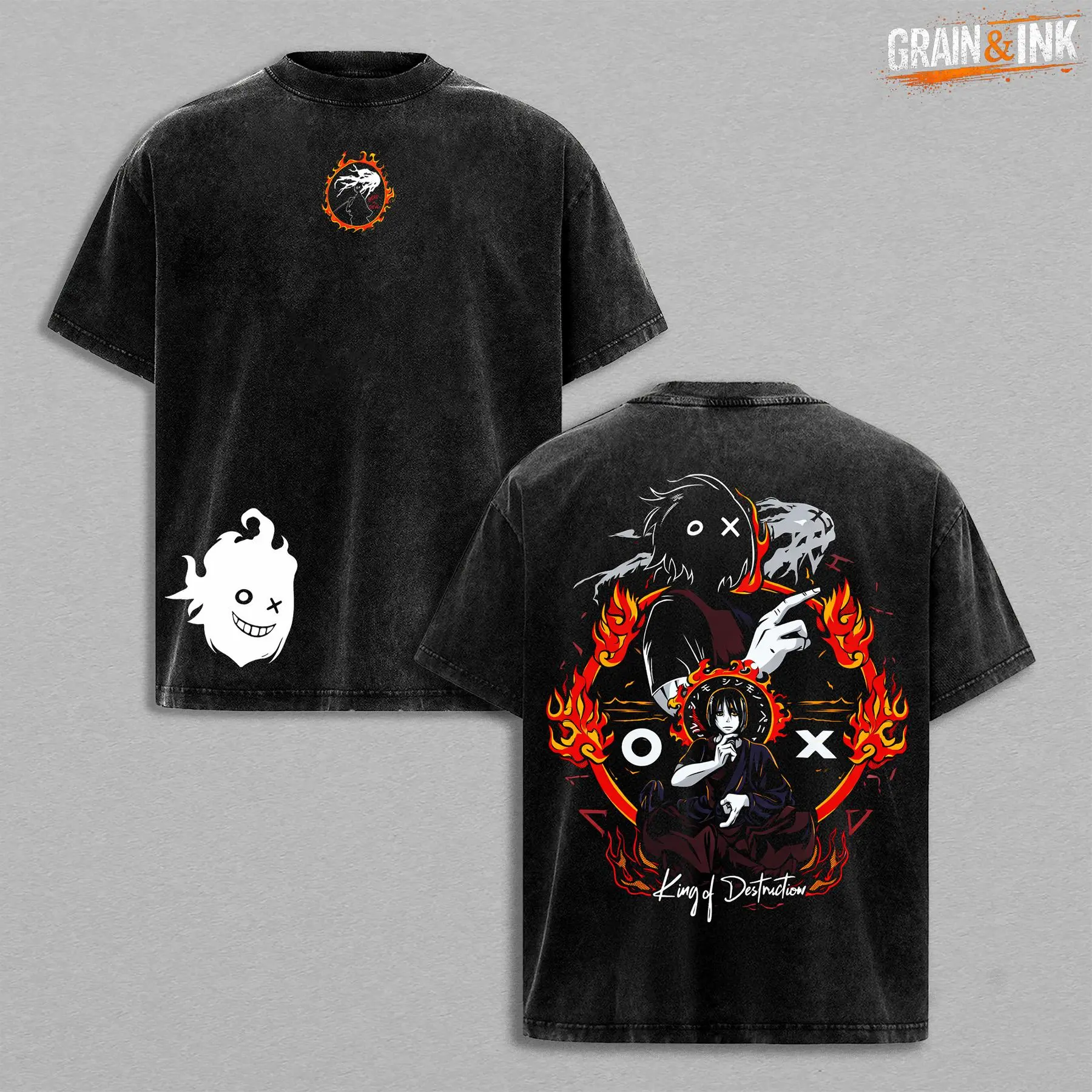 Benimaru shinmon Shirt - Fire Force Vintage Acid