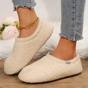 Women's Slippers Boots Memory Foam Fuzzy Booties House Shoes Winter Warm Indoor Outdoor