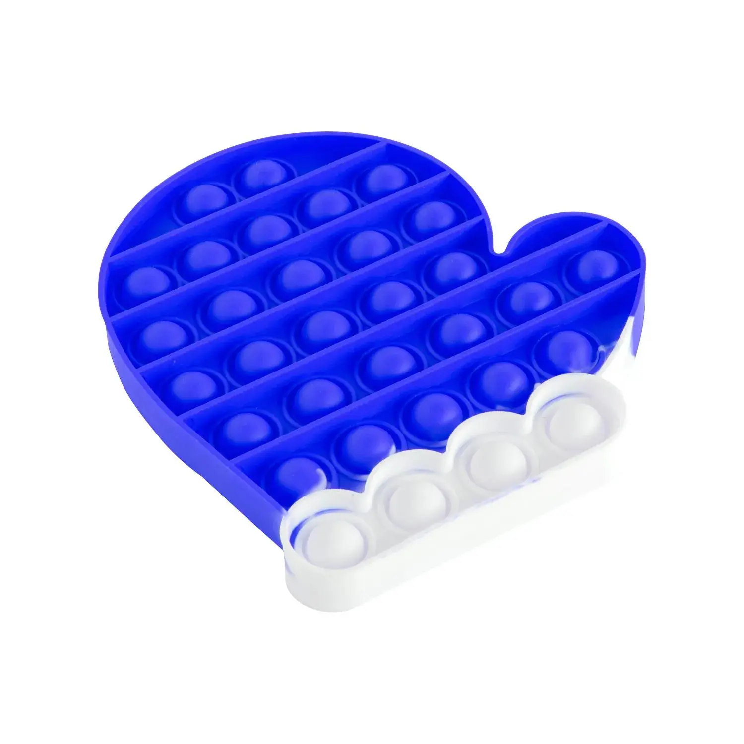 5 1/2" x 5 3/4" Winter Mitten-Shaped Lotsa Pops Pop Fidget Toys - 6 Pc.