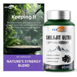 FLYNEW Optimal Potency | Shilajit Ultra | Adaptogen Energy Stamina Immune Antioxidants | Made in USA | 60 Capsules FLYNEW Optimal Potency | Shilajit Ultra | Adaptogen Energy Stamina Immune Antioxidants | Made in USA | 60 Capsules