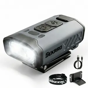 SEKRRO L9 Ultra Clip-On Hat Light | 800LM Motion Sensor Headlamp | Type-C & Swappable Battery | IP66 Waterproof for Fishing, Running, Work