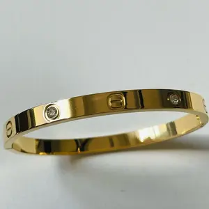 Gold Plated Bangle Bracelet for Women - Sleek Design, Versatile for Any Occasion, High-Quality Materials, Minimalist Style, 6m Length
