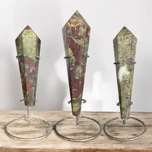 Dragon's Blood Scepters On Stands - Decor