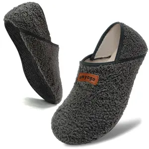 Slippers for Women Men Indoor Barefoot Slippers Socks Slip on House Shoes Cozy Comfy Slippers for Home Bedroom Travel Yoga