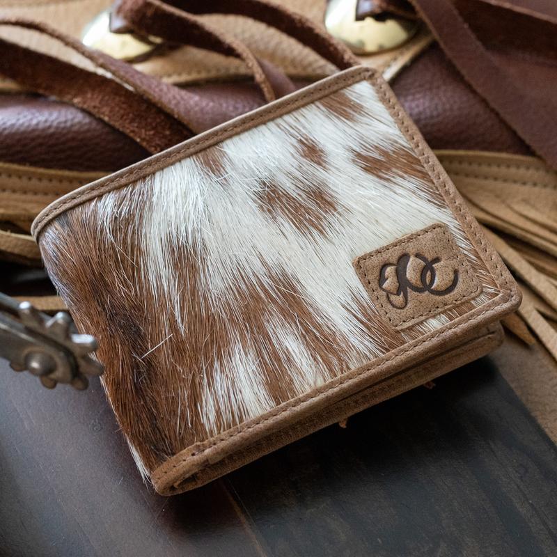 UC Leather Hair on Bifold Wallet for Men and Women with RFID-Blocking Technology UC Leather Hair on Bifold Wallet for Men and Women with RFID-Blocking Technology