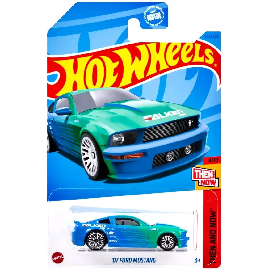 HOT WHEELS 2007 Ford Mustang Falken Tires Diecast Classic Car, Collector’s Item Die Cast Vehicle Diecast Toy, Die Cast Vehicles, Detailed Design