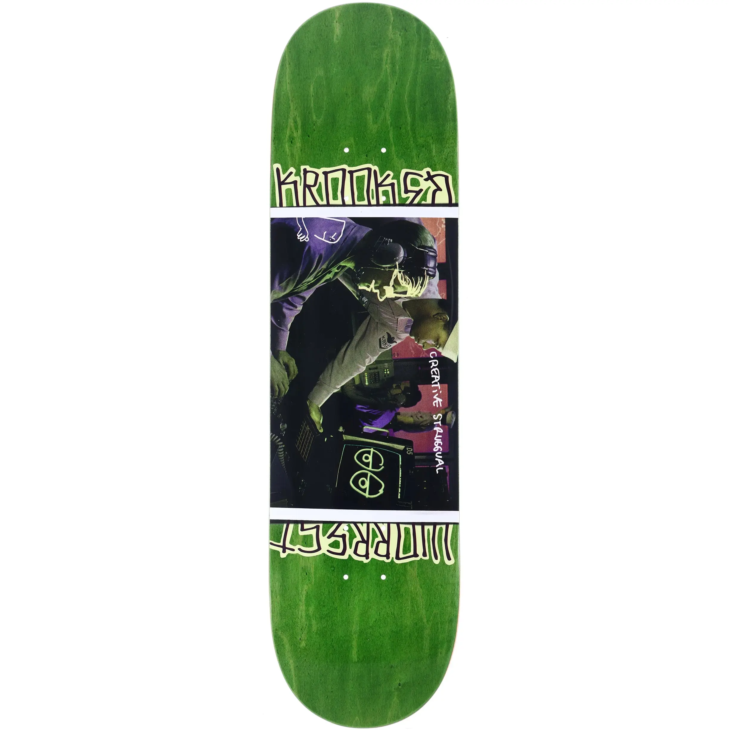 Krooked Skateboard Deck Worrest Struggual DBX (Assorted) 8.25" x 32"