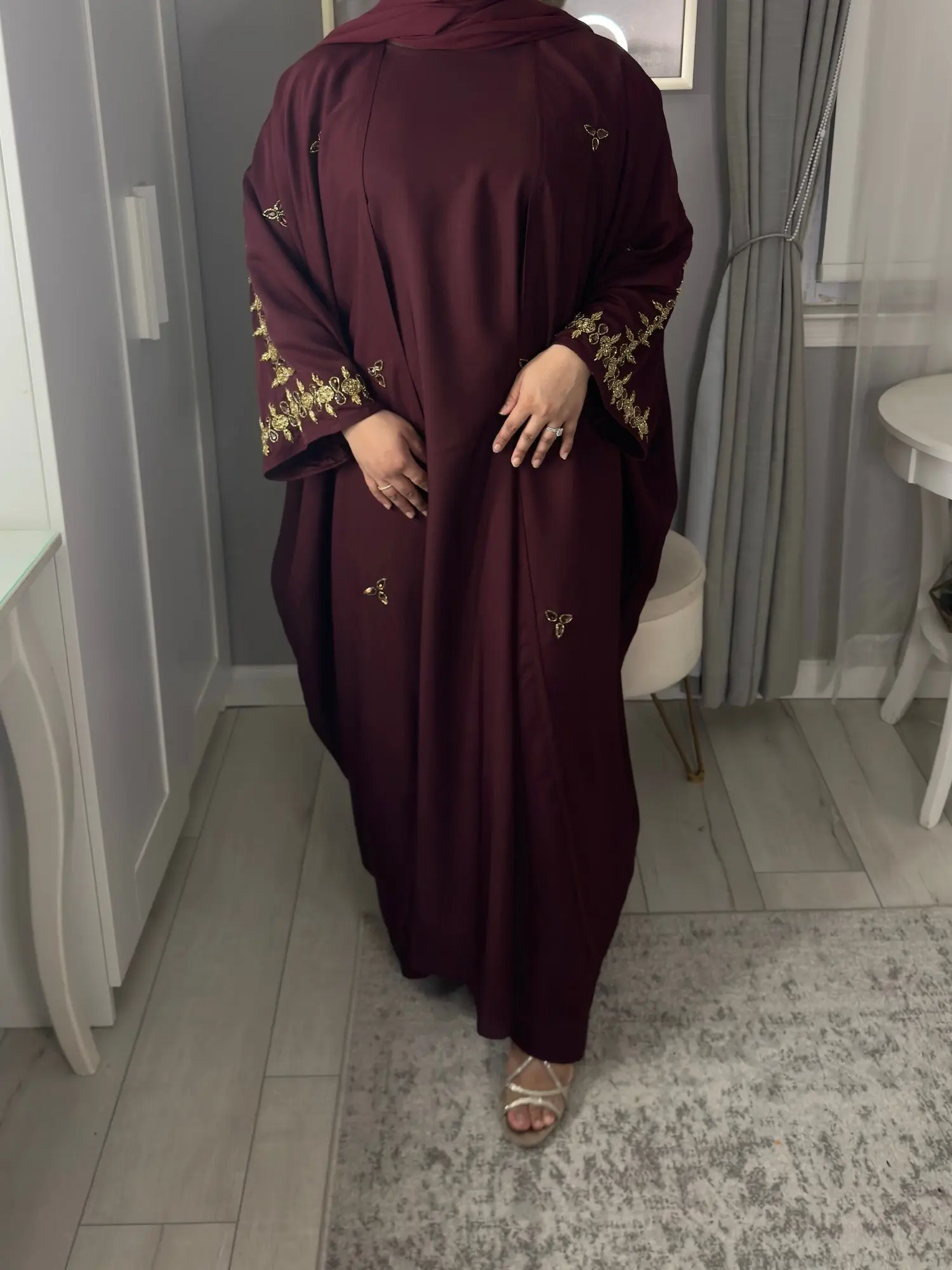 Rania Abaya - Maroon