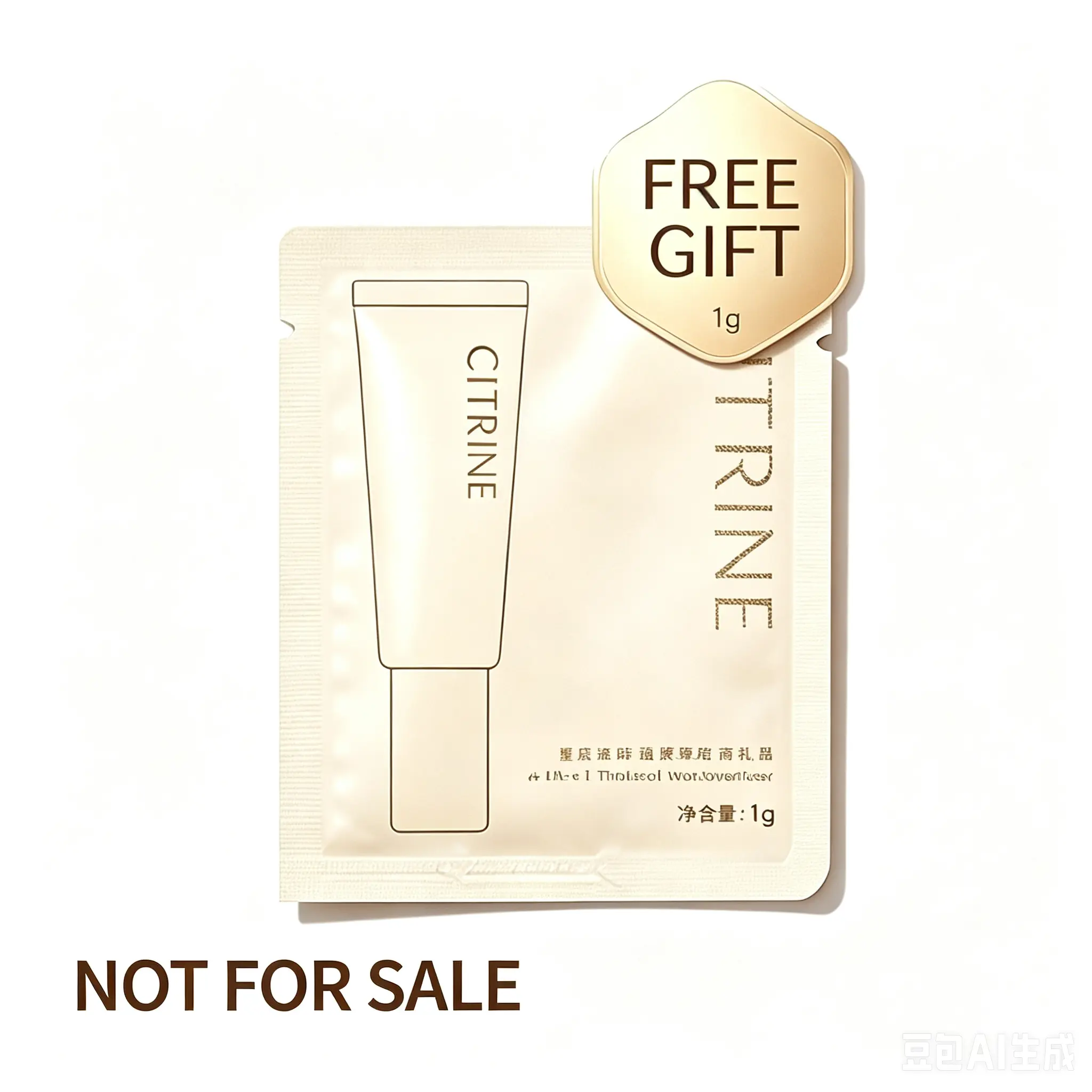 CITRINE Tinted Moisturizer 1g |  Pre-Makeup Skin Soothing & Hydrating Travel Size