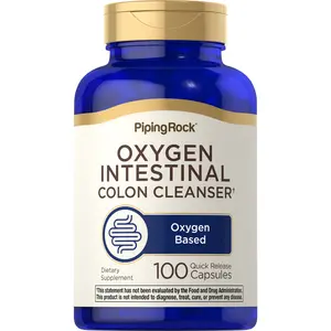 Piping Rock Oxy-Tone Oxygen Intestinal Colon Cleanse Supplement, 100 Capsules, Non-GMO, Gluten-Free
