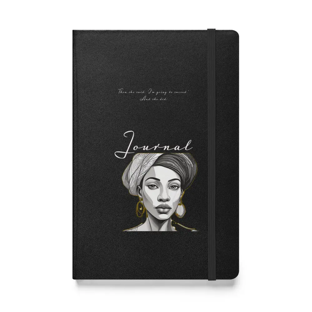 And She Did Hardcover Journal