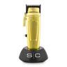 StyleCraft Saber 2 Clipper - Professional Cordless Modular Hair Clipper with High-Torque Digital Brushless Motor in Gold