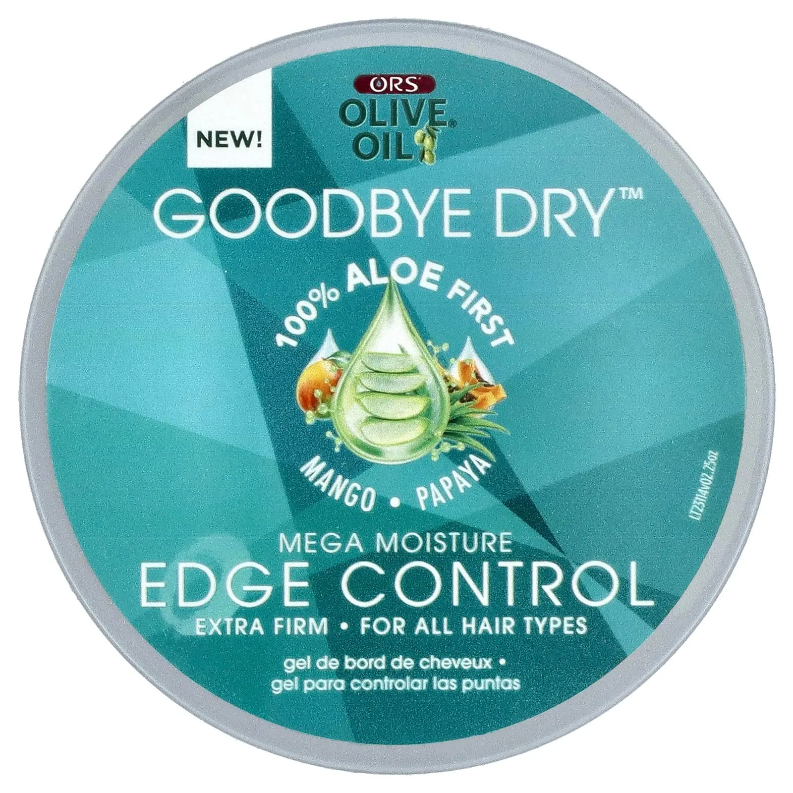 ORS Olive Oil®, Goodbye Dry™, Edge Control, Extra Firm, For All Hair Types, 2.25 oz (64 g)
