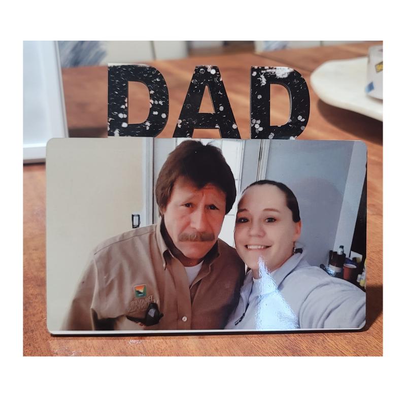 Decor Plaques & Signs Personalized Fathers Day Picture Frame Customizable Image Display Gift Photo
