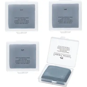 Erasers - Drawing Art kneaded Erasers, Large Size Grey - 4 Pack