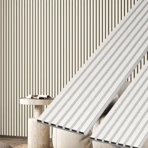 White Acoustic Wall Panels, Soundproofing for Walls  | 94"-106" x 12 - 2 pieces per box