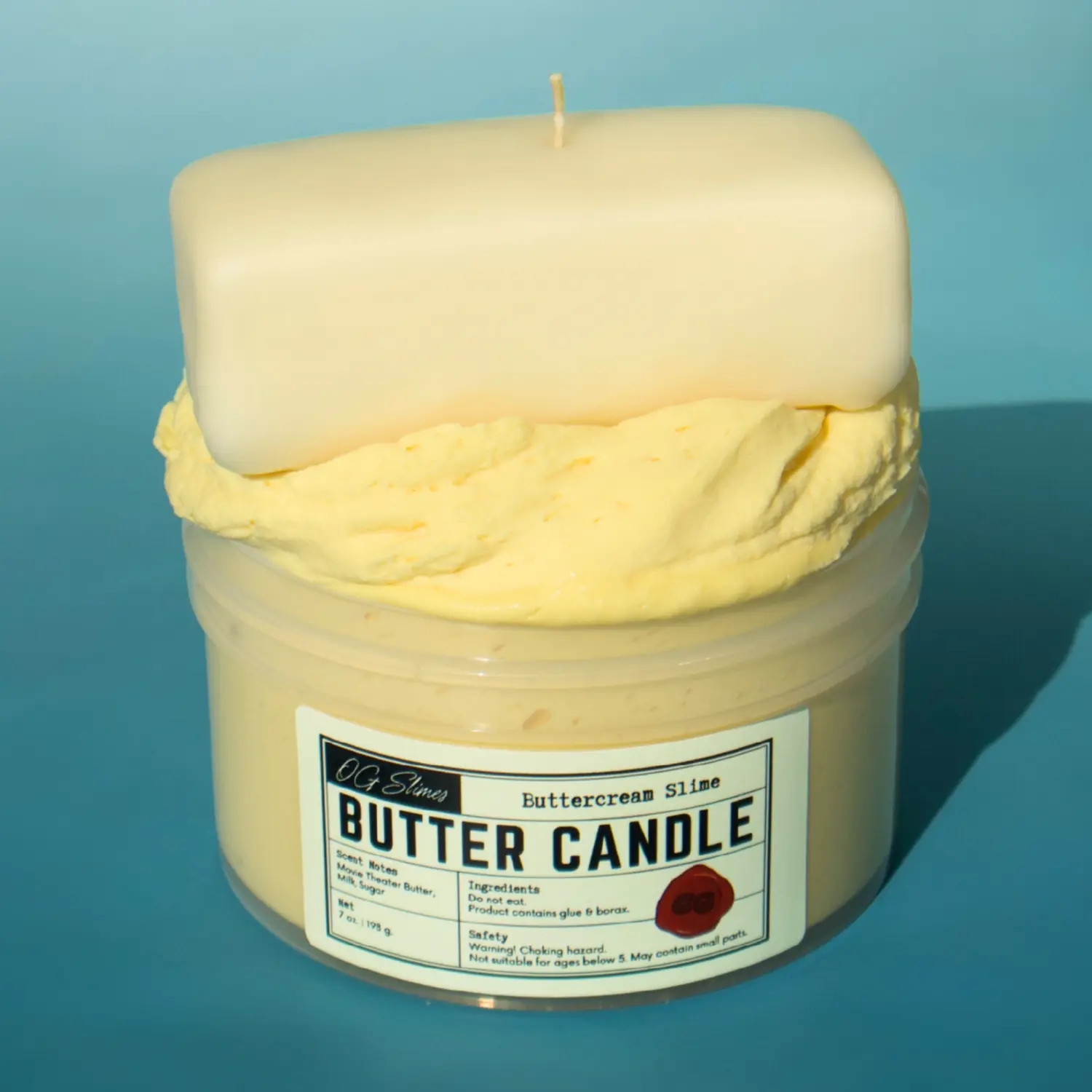 Butter Candle - OG Slimes 7 oz Buttercream Slime Butter Candle - OG Slimes 7 oz Buttercream Slime