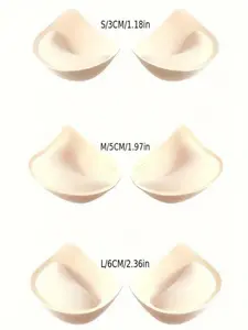 Flesh-Colored Underwear Bra Cover Pads, Removable & Washable Push-Up Breast Pads, Suitable for Sports Bras & Bikinis, Underwear & Bra Accessories, Bra Inserts