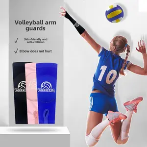 Volleyball arm guards with pressure and ventilation, breathable sports arm guards for volleyball training, basketball impact-resistant sponge thin model, anti-slip professional wrist guards, gloves for men and women, volleyball training protective gear