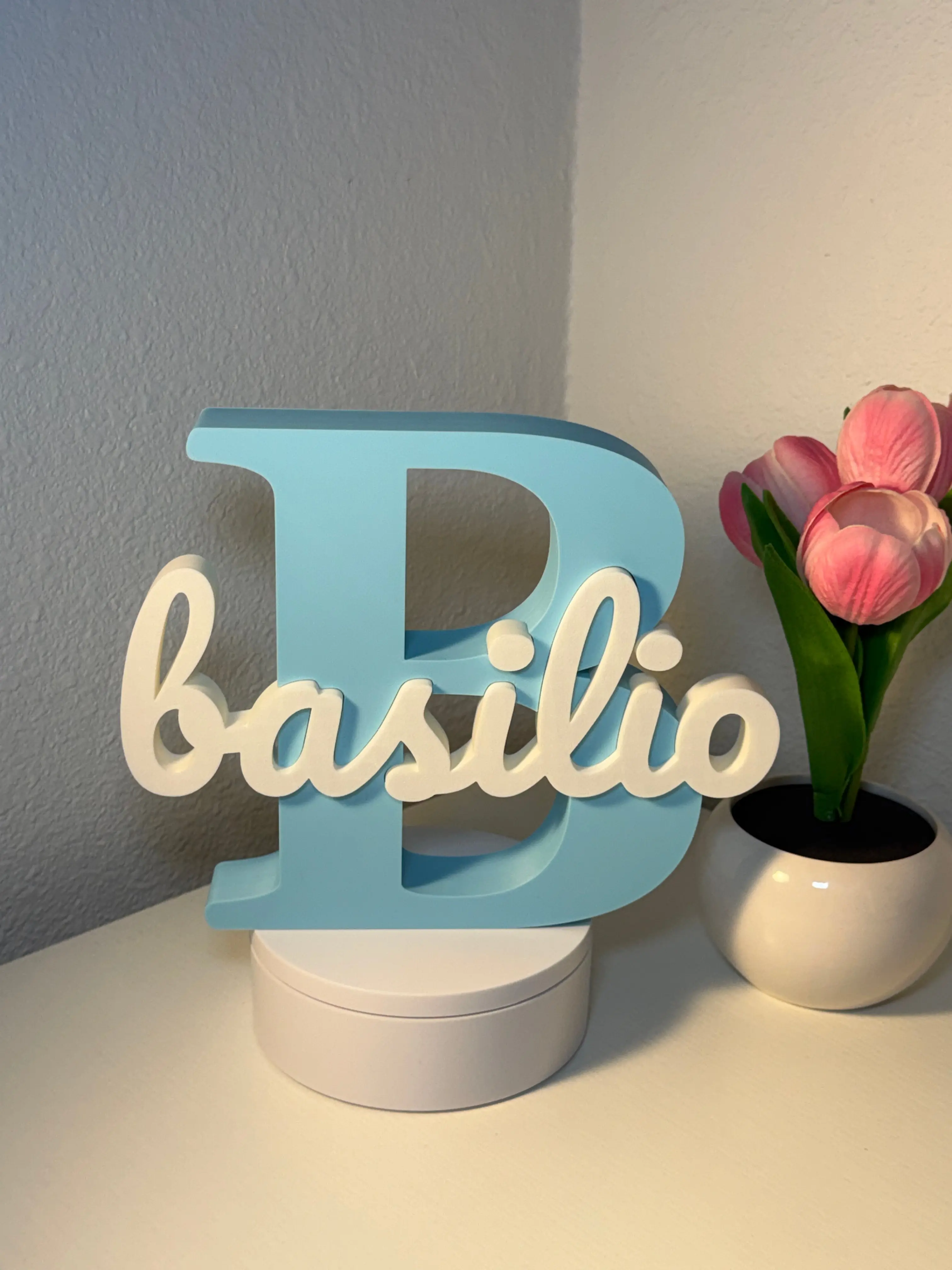 Personalized Letter Name Sign – Custom Freestanding Decor