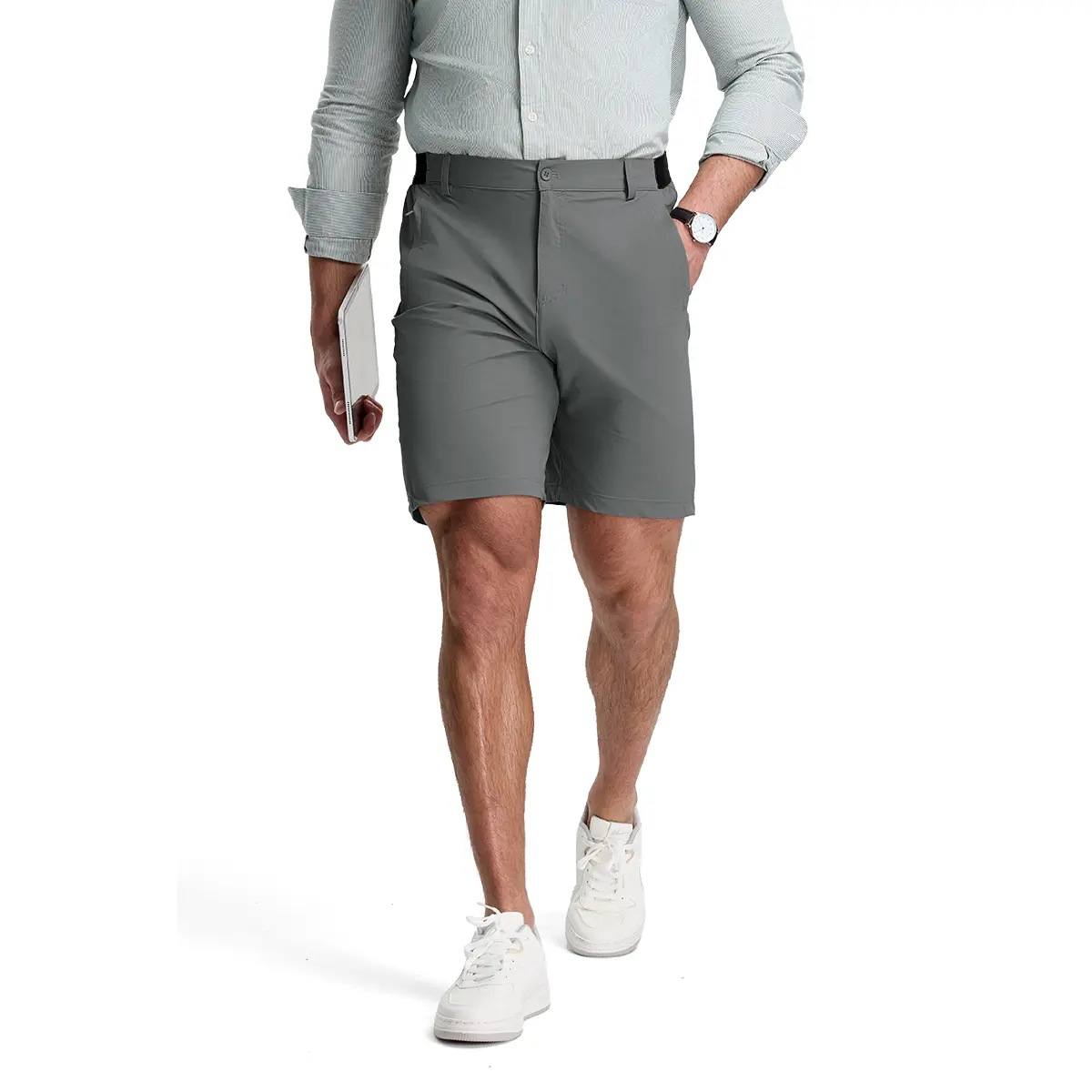 【CLEARANCE】GOPUNE Men's Shorts 4-Way Stretch  Quick Dry Casual Work Golf Pants Lightweight Breathable Zip Pockets Pants  Summer Outdoor Bottoms #summervibes #outdoorfun