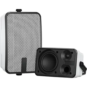 Outdoor  Speakers, IPX5  400W Wall Mount Speaker,  Indoor/Outdoor Sound System,  Sync Up to 100 Speakers, Suitable for Patio/Porch/Gazebo/Garage(MZ-621, Pair)
