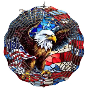 Patriotic American Eagle Windspinner - Decorative Wind Spinners for Patriotic Love