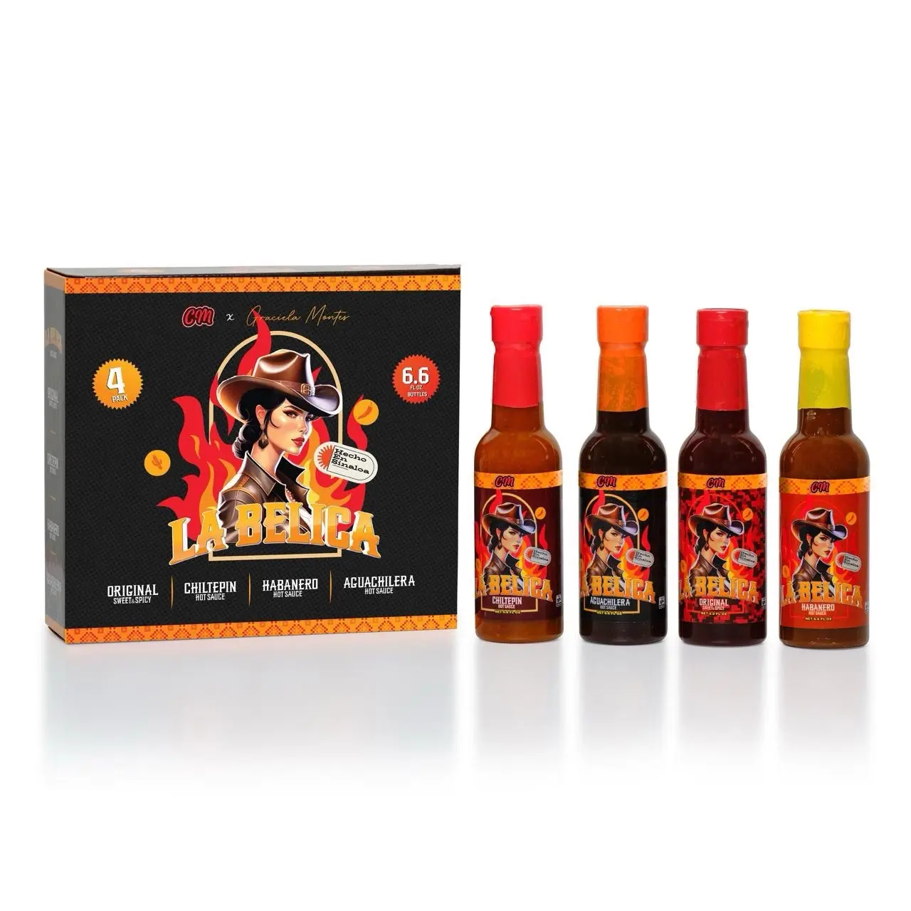 La Belica Hot Sauce 4 pack La Belica Hot Sauce 4 pack