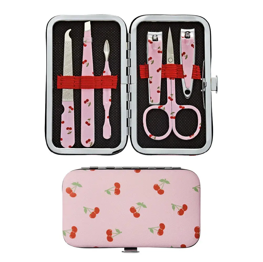 éclat Printed All-in-One Manicure & Pedicure Grooming Kit with Travel Case (6 pcs) éclat Printed All-in-One Manicure & Pedicure Grooming Kit with Travel Case (6 pcs)
